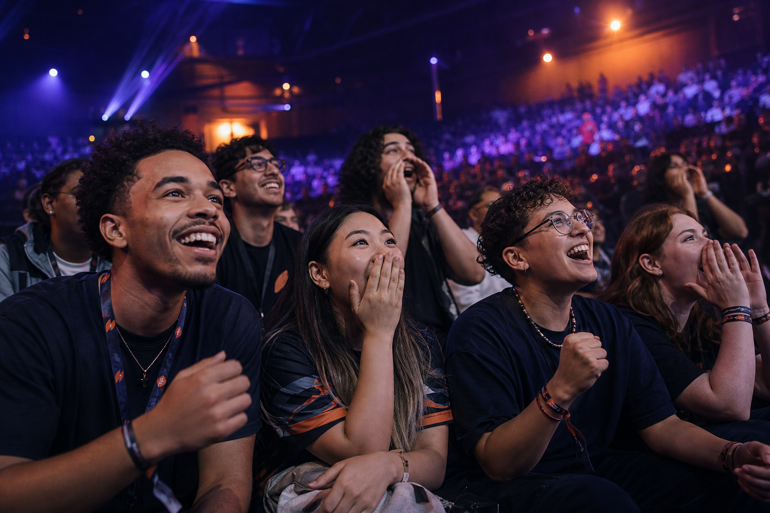 Une communauté réunie pour un événement gaming